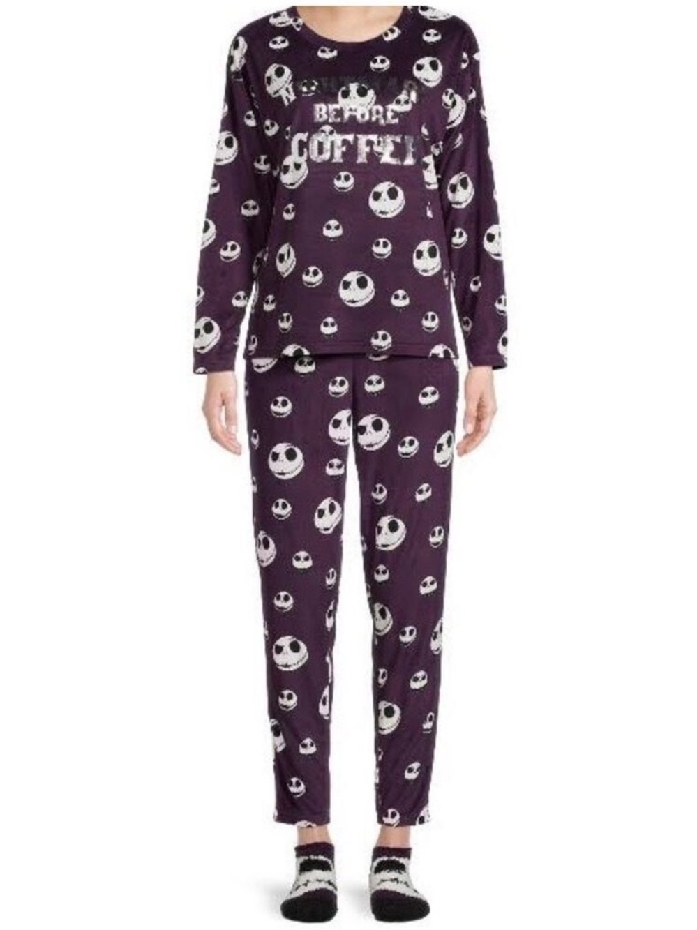 Disney Nightmare Before Christmas ‘Nightmare Before Coffee’ PJ Set - Size Large